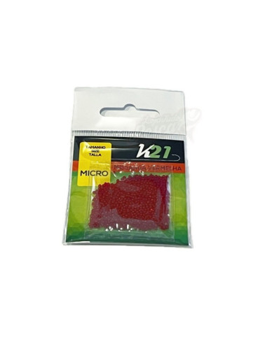 K21 Micro Missanga Cor: Vermelha